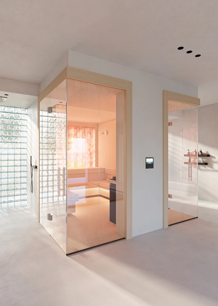 Проект частной сауны с BIM-моделью и оборудованием KLAFS для СПА-резиденции