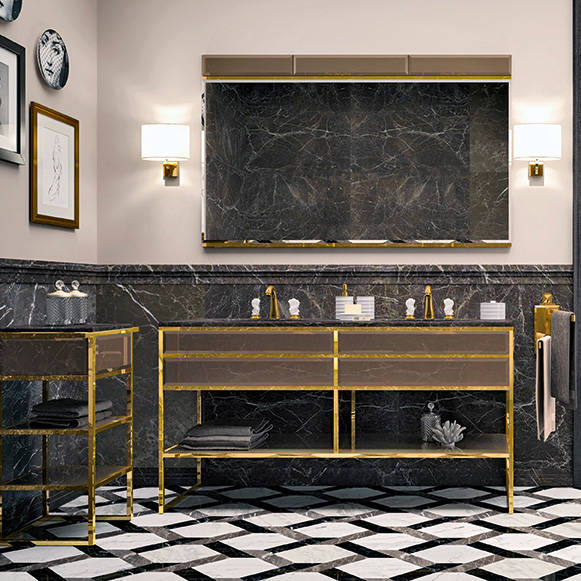 Итальянская мебель для ванной комнаты Oasis серия Academy